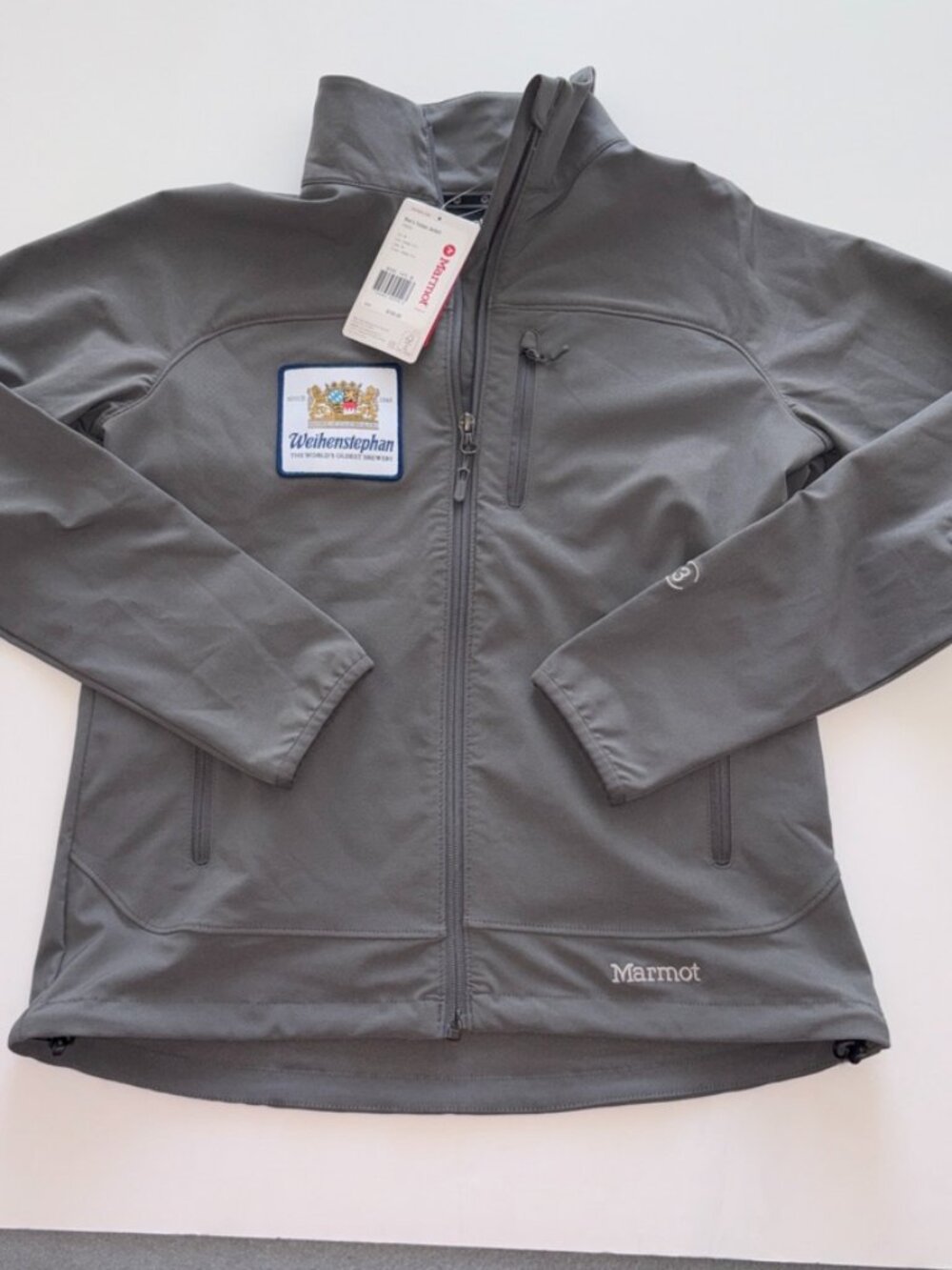 NEW NWT Women's Marmot Tempo Jacket Weihenstephan German Brewery Patch size M